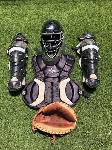 Used Youth All Star Catcher's Set Including Glove