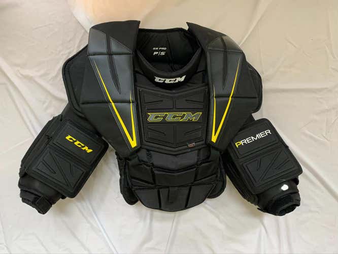 Senior Used Small CCM Premier Pro Goalie Chest and Arm Protector Goalie Chest Protector