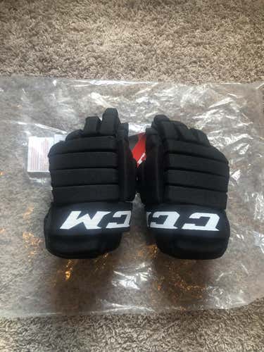 Black New Junior CCM Ltp Gloves 11"