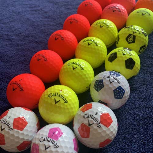 20 Colorful Callaway Balls