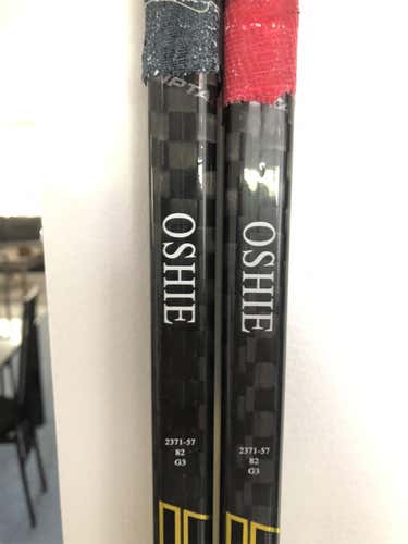 T.J. Oshie Bauer Supreme 2S Pro Stock Hockey Stick 2 Pack Right