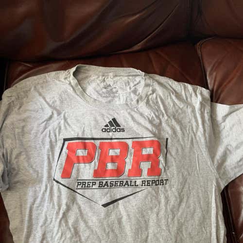 White Men's XL Adidas Shirt