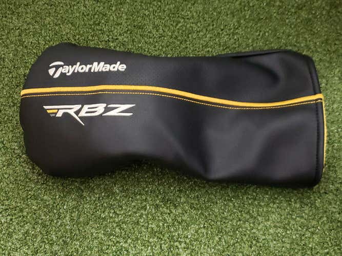 TaylorMade RBZ Driver Headcover ... Black with Yellow Trim ... GREAT