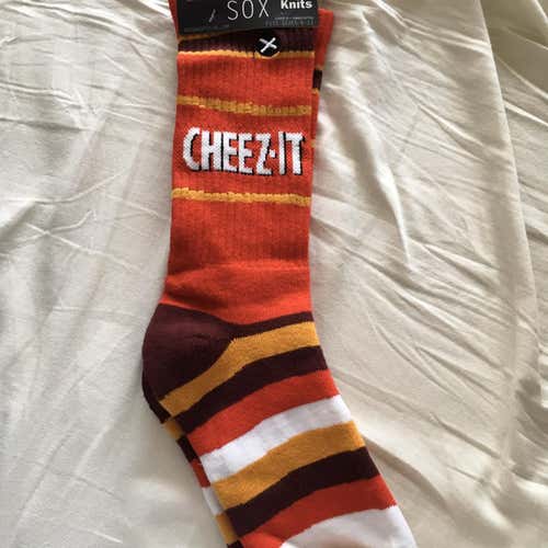 Red Cheez-it socks