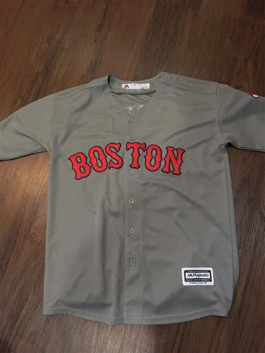 Gray Unisex Medium Majestic Jersey