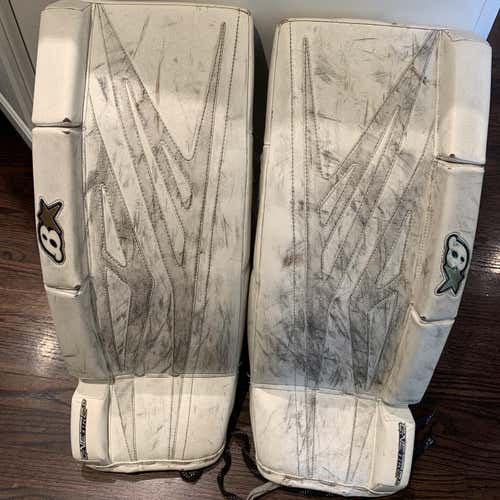 Used 27" Brian's GNETiK 8.0 Goalie Leg Pads