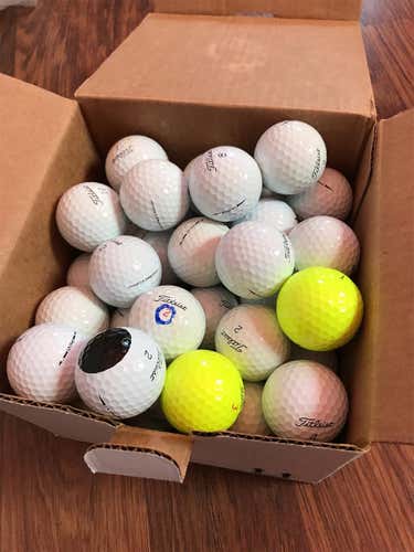 50 Used Titleist Pro V1/x Balls