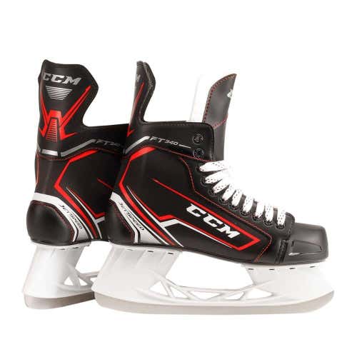 New CCM JetSpeed FT340 YOUTH Hockey Skates Size 10D (youth)