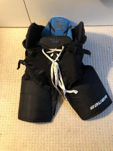 Black Used XL Bauer Nexus 1000 Hockey Pants