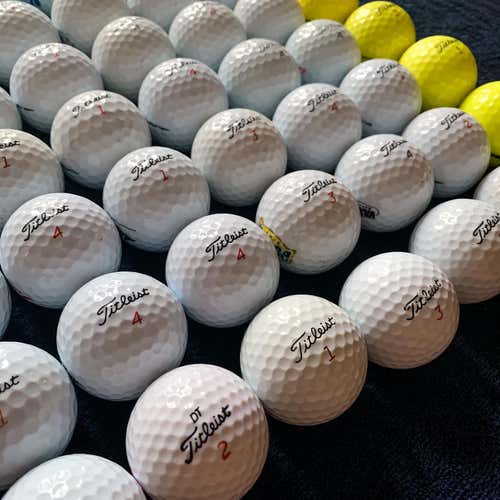 50 TITLEIST BALLS ASSORTED