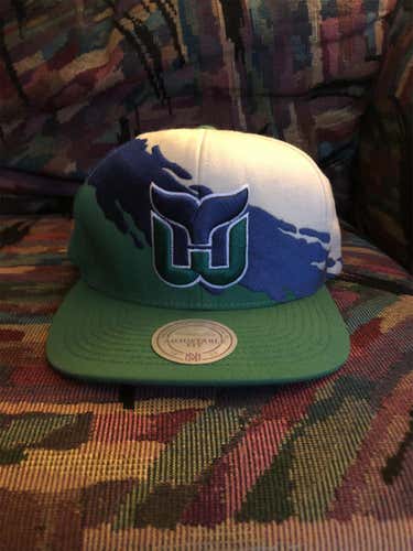 RARE NEW PAINTBRUSH HARTFORD WHALERS SNAPBACK