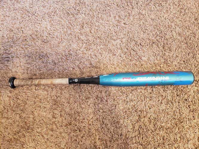 Green Used 2017 DeMarini Composite CF9 Bat (-11) 17 oz 28"