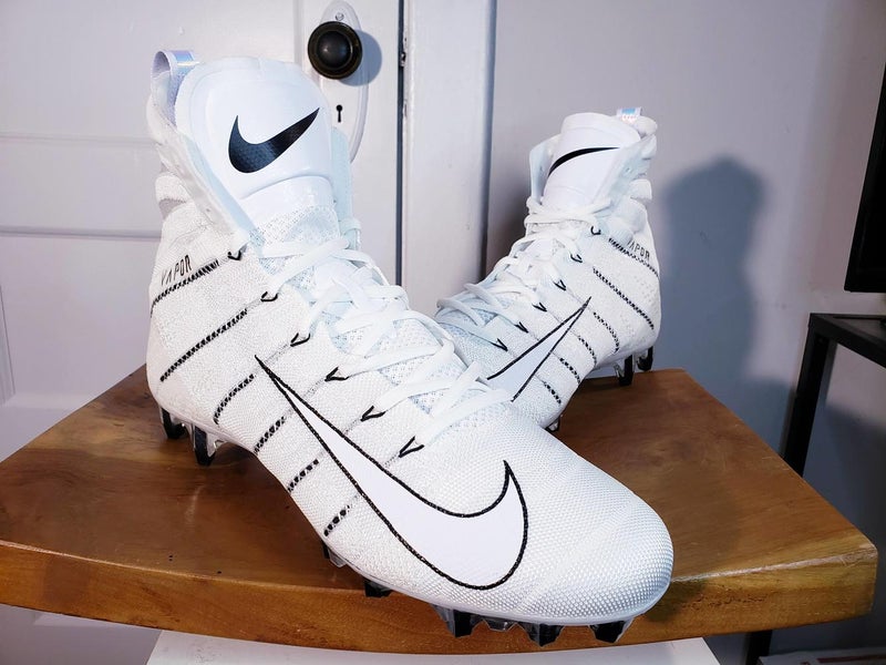 Nike Vapor Untouchable 3 Elite Football Cleats White/Black Size 12