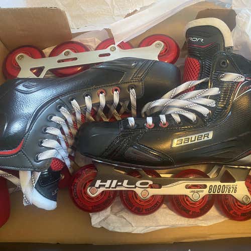 Senior Bauer Vapor Xr600 Size 10.5 Inline Skates