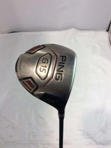 Used Ping G 15 10.5 Degree Graphite Stiff Golf Drivers