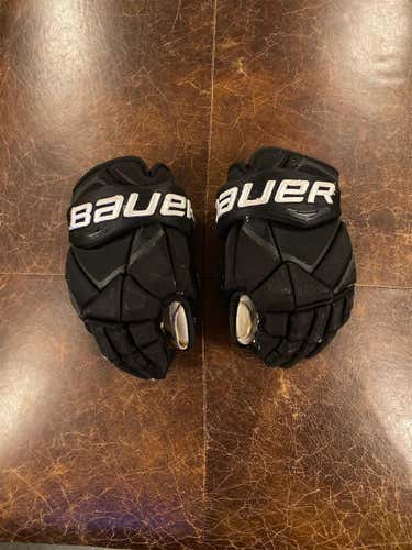 Black Used Bauer Vapor 1X Pro 13" Gloves