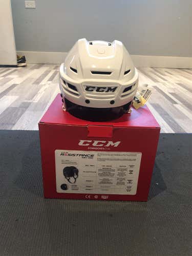 White New Small CCM Resistance 300 Helmet