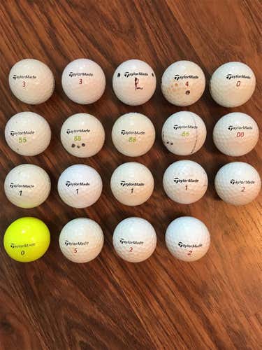 19 Used TaylorMade Balls