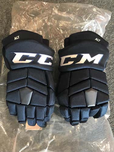 New Navy CCM HGTK 15" Pro Stock Gloves Colorado Avalanche Alt Stock
