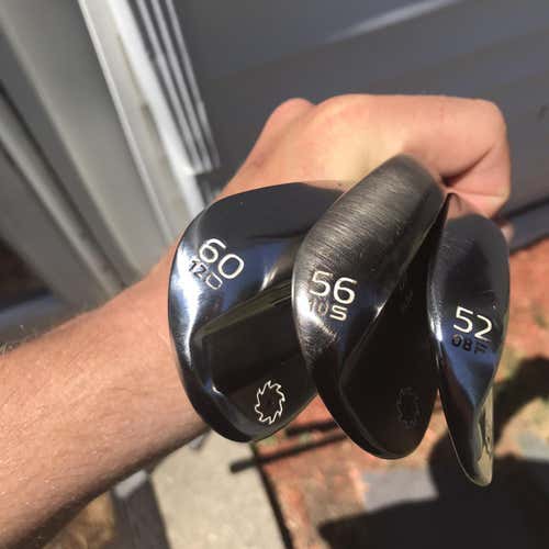 Used Right Handed Vokey SM7 Tour  Stiff Flex Steel Shaft Wedges 52, 56, 60