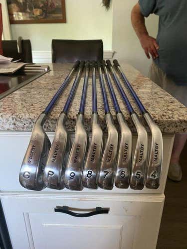 New Men's Golfworks Right Handed KE-4 Tour Plus Iron Set Regular Flex Graphite Shaft
