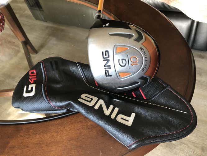 Used Men's Ping Right Handed G10 Driver Stiff Flex 9 Loft excellent condition used once