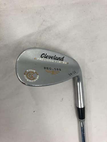 Used Cleveland 588 Tour 54 Degree Steel Stiff Golf Wedges