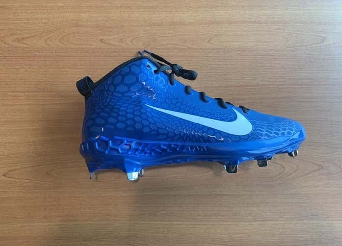 Nike Men's Force Trout 5 Pro Metal Baseball Cleats (Size 12) Blue/Black