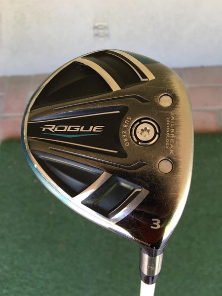 Used Right Handed Rogue Sub Zero Extra Stiff Flex 3 Wood Fairway Wood