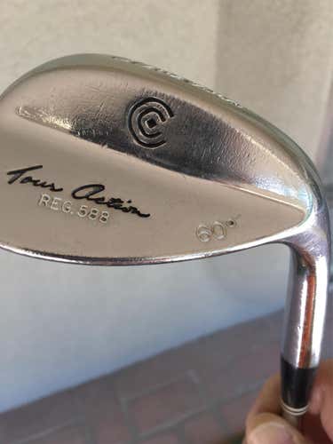 Used Right Handed 588 Tour Satin Chrome Wedge Flex Steel Shaft Wedge