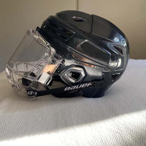 Black New Large Bauer Re-Akt 200 Pro Stock Helmet