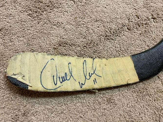OWEN NOLAN 95'96 Signed San Jose Sharks Game Used Hockey Stick NHL COA