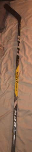 Used Left Handed Super Tacks Toe Pattern Pro Stock Hockey Stick