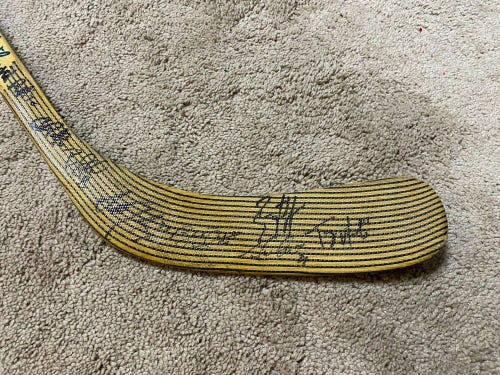 KEITH TKACHUK 1996 Team USA Team Signed Gold Medal Game Used Stick NHL COA