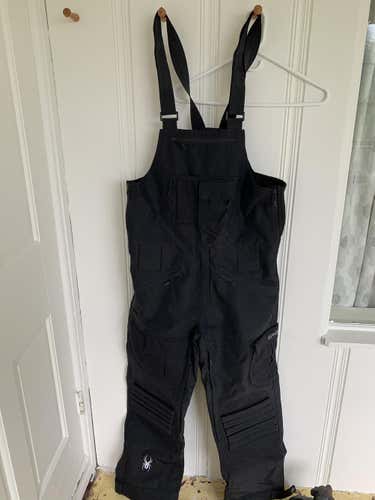 Coaches' Bibs Black New Adult Men's Medium Spyder Ski Pants