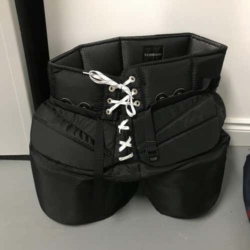 Black New XL Vaughn Cory Schneider Vaughn Pro Return Pro Stock Hockey Goalie Pants