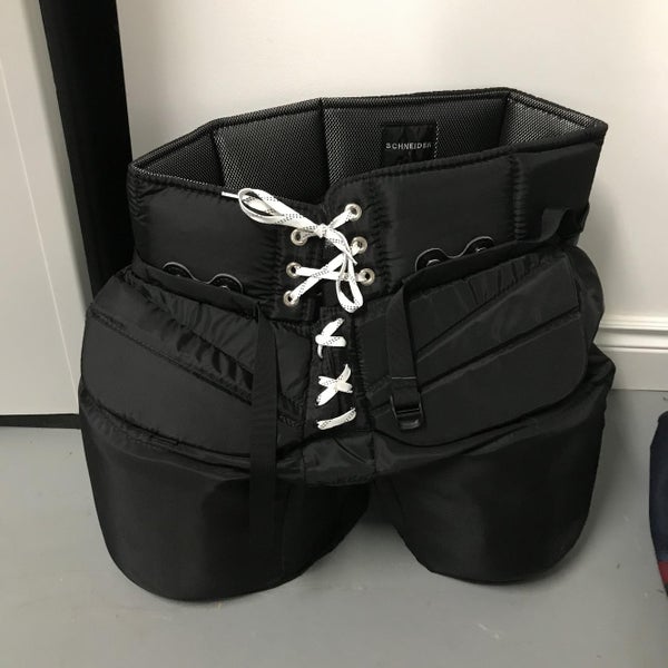 Black New XL Vaughn Cory Schneider Vaughn Pro Return Pro Stock Hockey Goalie Pants