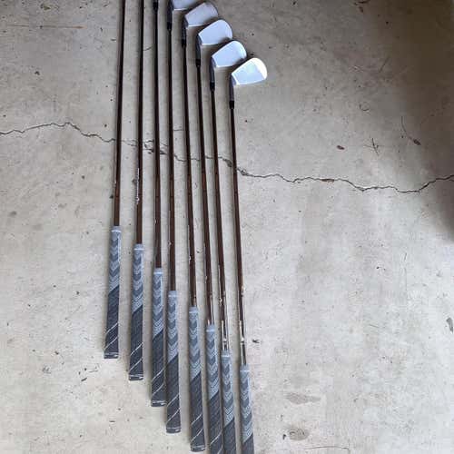 Used Right Handed JPX 919 Tour Stiff Flex Steel Shaft Iron Set