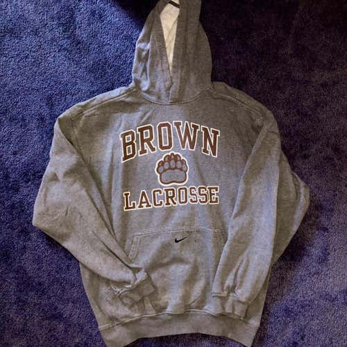 Gray Brown Bears Lacrosse Sweatshirt