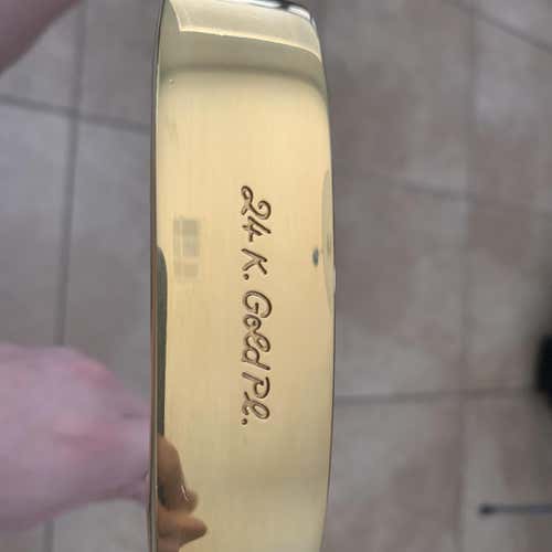Used 24k Gold Plated Right Handed Putter