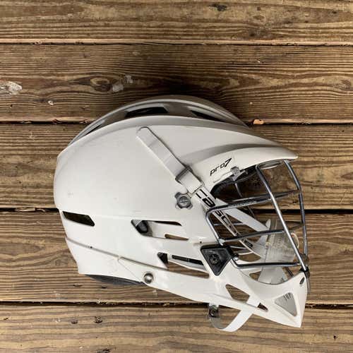 White Used Player's Cascade Pro-7 Helmet