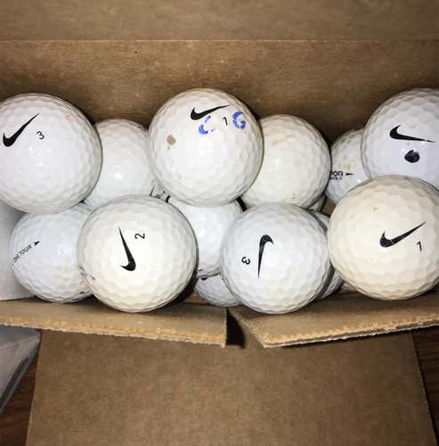 18 White Nike Balls