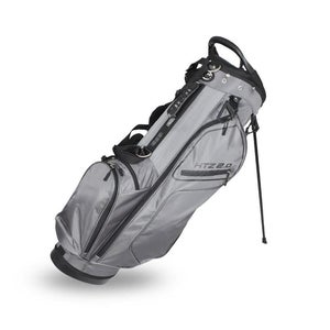 Hotz Mens Hotz 2.0 Gray Black Golf Stand Bags