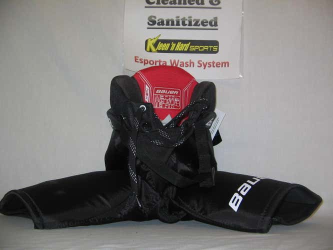 New Bauer NSX Size Jr S Black Ice Hockey Pants