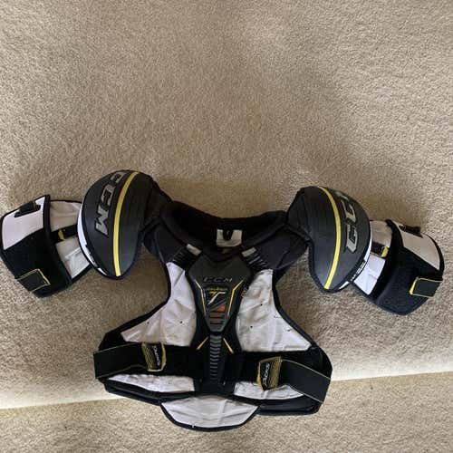 Used Small CCM Supertacks  Shoulder Pads