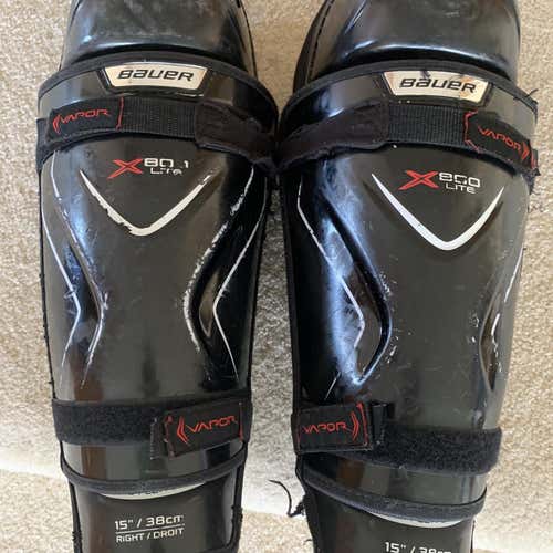 Used Bauer Vapor X800 lite  Shin Pads