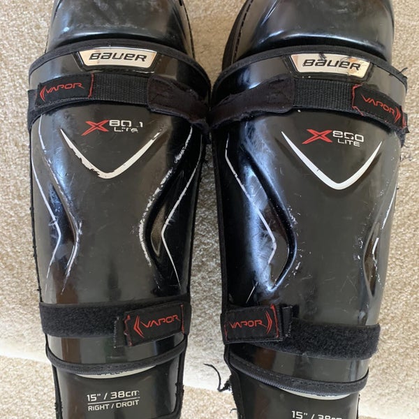 Used Bauer Vapor X800 lite Shin Pads