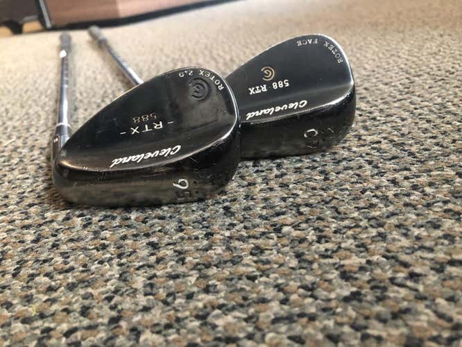 Cleveland RTX 2.0 Black Satin Wedge Set 56,60