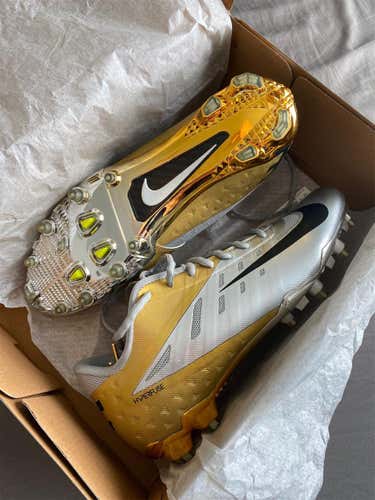 New LE Chrome Nike Vapor Elite 51 Cleats Size 11