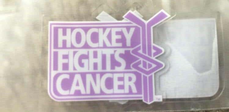 Hockey Fights Cancer 3 Sticker Bundle